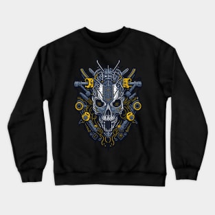 Mecha Skull S02 D12 Crewneck Sweatshirt